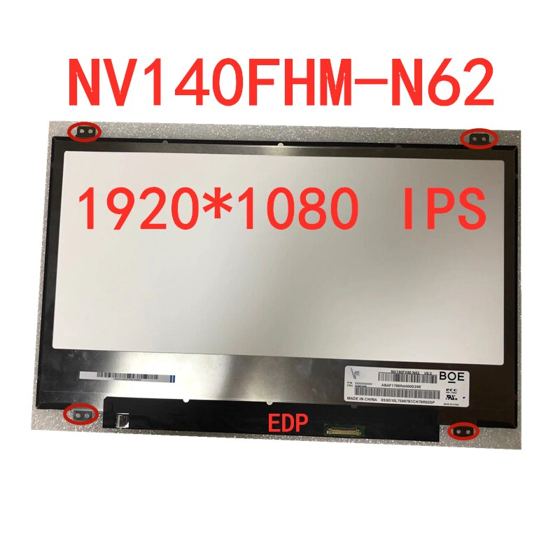Ʈ LCD ȭ BOE NV140FHM-N62 V8.0 00NY446 LED ..